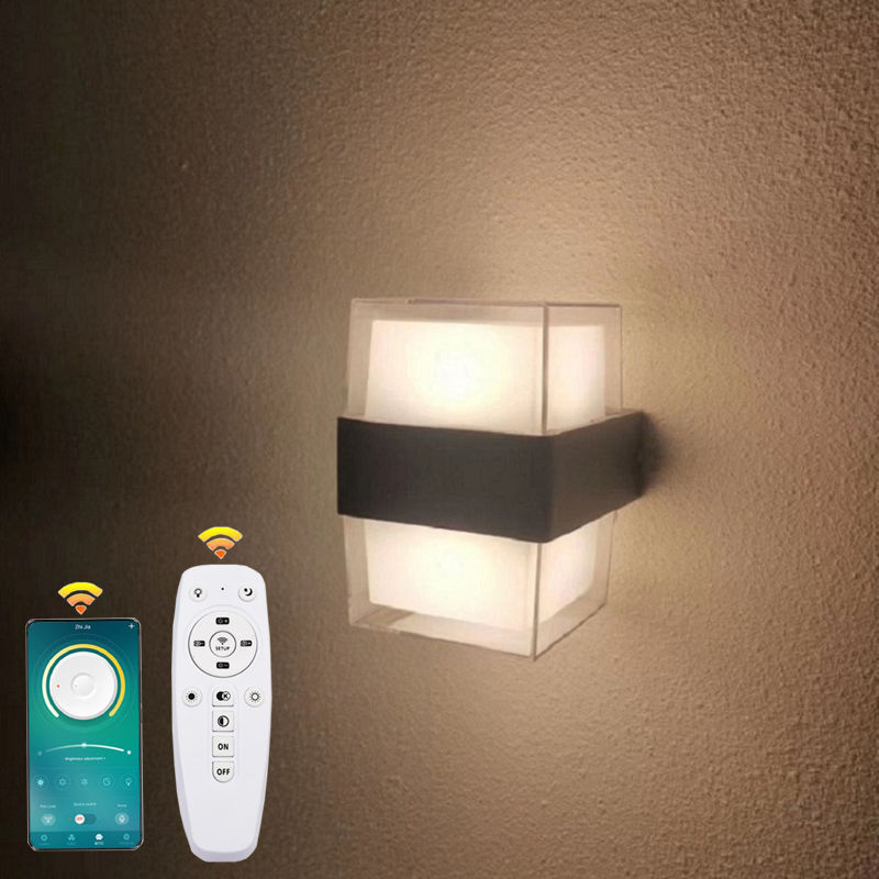2,4G LED-Wandleuchte mit drei Farbtemperaturen und Fernbedienung