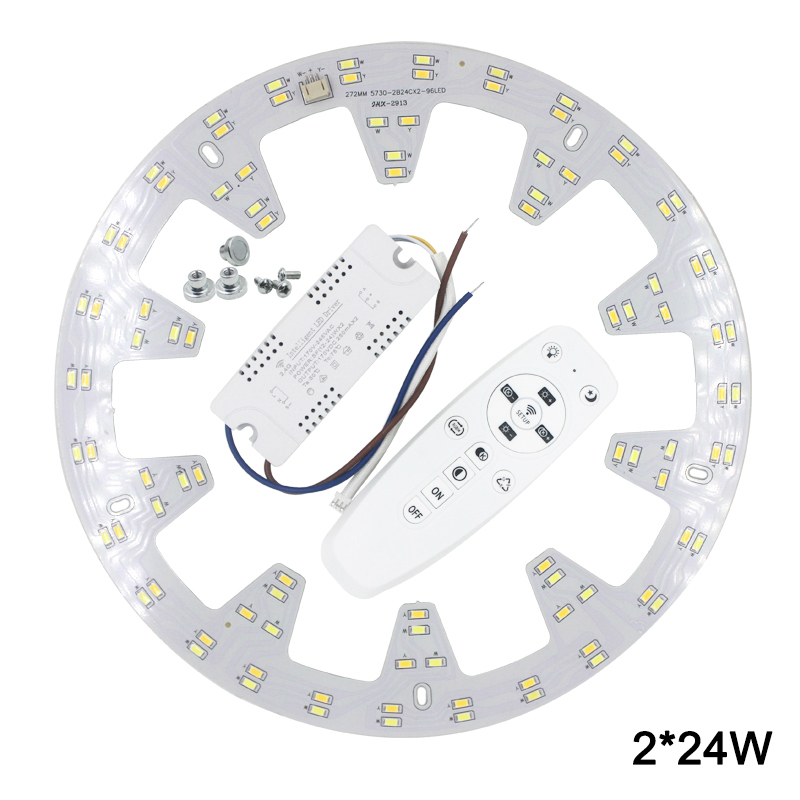 5730 SMD LED iluminación de techo 2.4G WIFI control de conexión de teléfono móvil control remoto para sala de estar cocina luz de techo