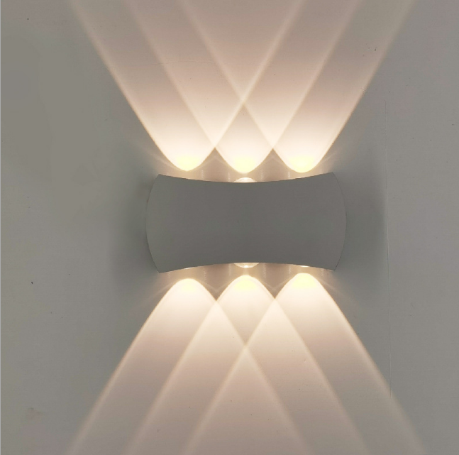 6W runde LED-Wandleuchte für den Außenbereich