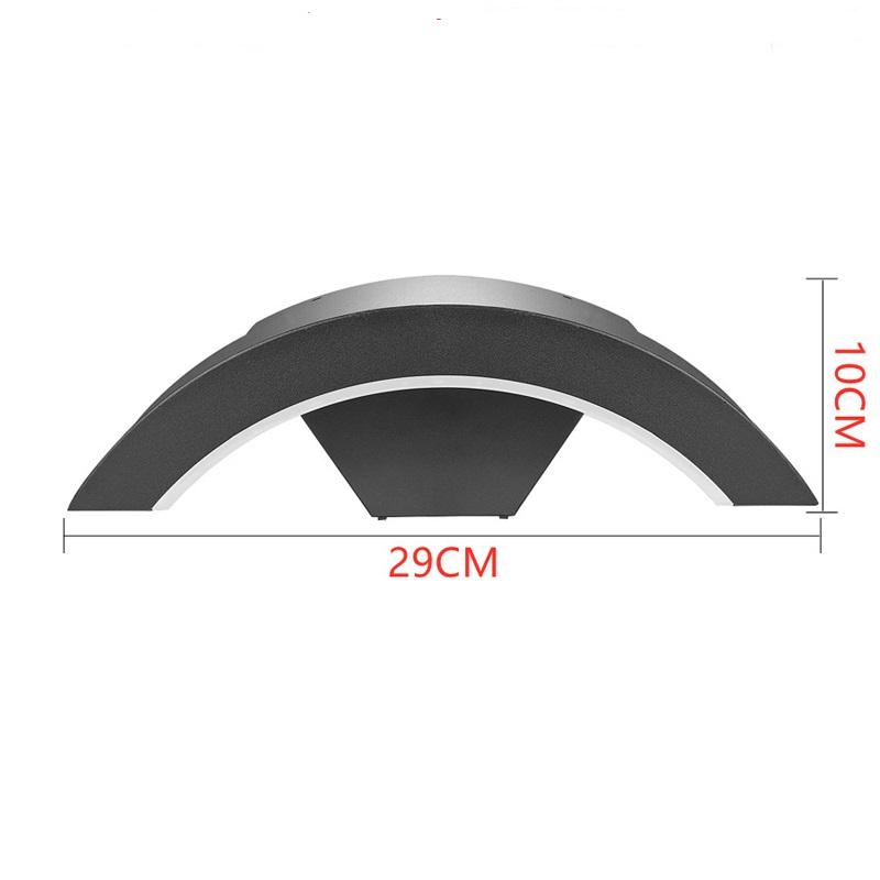 Moderne LED-Außenwandleuchten
