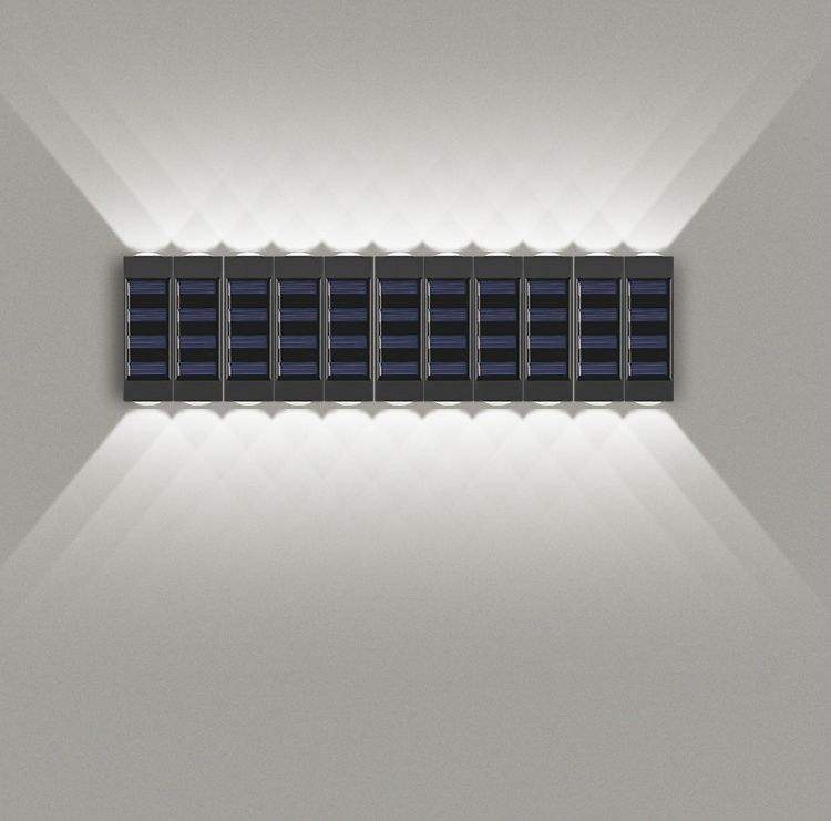 applique solaire d'extérieur