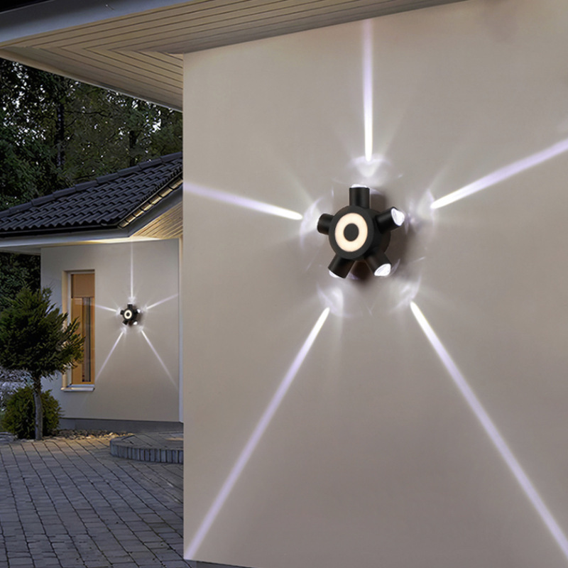 Führte Wand Licht Im Freien Wasserdichte IP65 AC85-265V Lange Wand Lampe Für Garten Veranda Licht Schlafzimmer Nacht Moderne Innen Beleuchtung