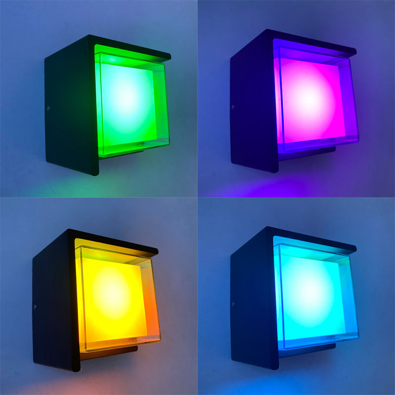 Moderne LED-Außenwandleuchten