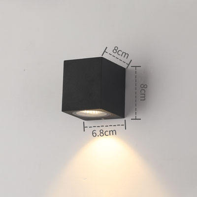 LED Wandleuchte IP65 Outdoor Wasserdicht Garten 5W/10W Moderne Lampe Korridor Schlafzimmer Wohnzimmer Indoor Hotel Wandleuchte Badezimmer