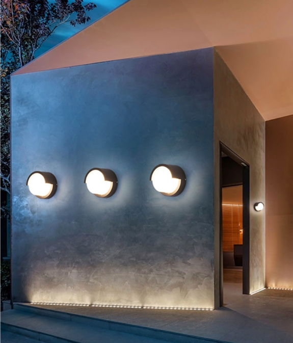 luces de pared al aire libre led