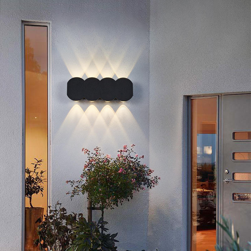 vOutdoor IP65 Moderne wasserdichte Wandleuchte Garten Balkon Dekoration Außenbeleuchtung Innenhof Straßenleuchten