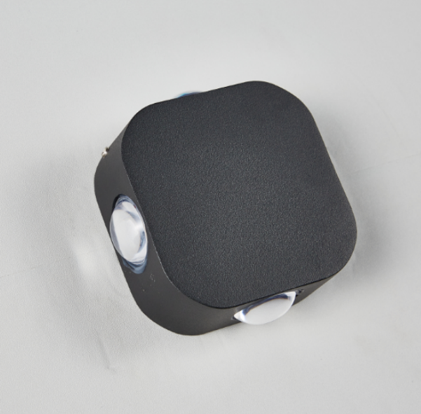 Wasserdichte IP65 4W LED-Wandleuchte für den Außenbereich, Aluminium-Wandleuchte, Garten-LED-Wandleuchte