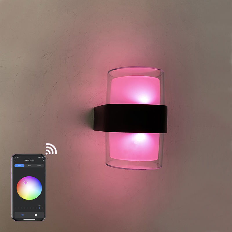 Lámpara de pared inteligente con control de aplicaciones 