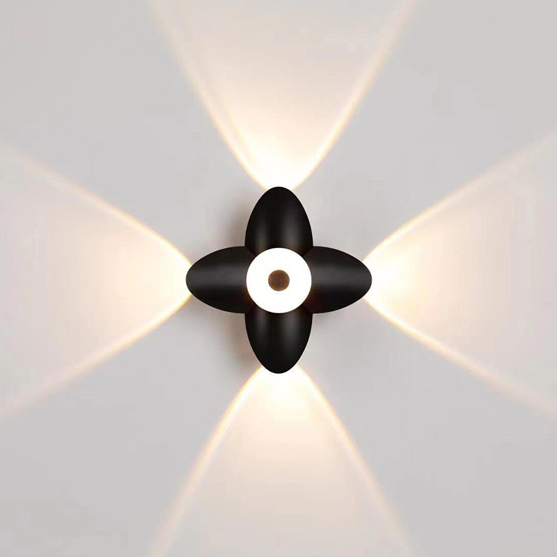 LED Außenwandleuchte Up Down Dekoration Spotlight Lotus Villa Korridor Balkon Korridor Hintergrund Wandleuchte