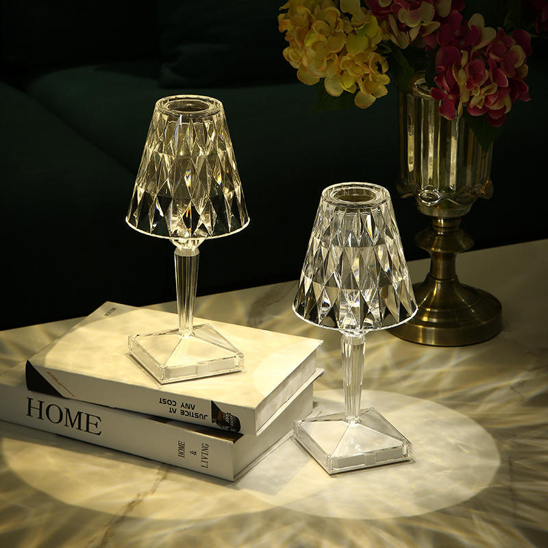 Acryl-Tischlampe modern