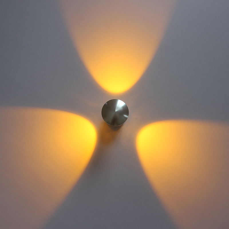 Moderne 360-Grad-Wandleuchte LED-Wandleuchte Up and Down Außen- und Innenbeleuchtung