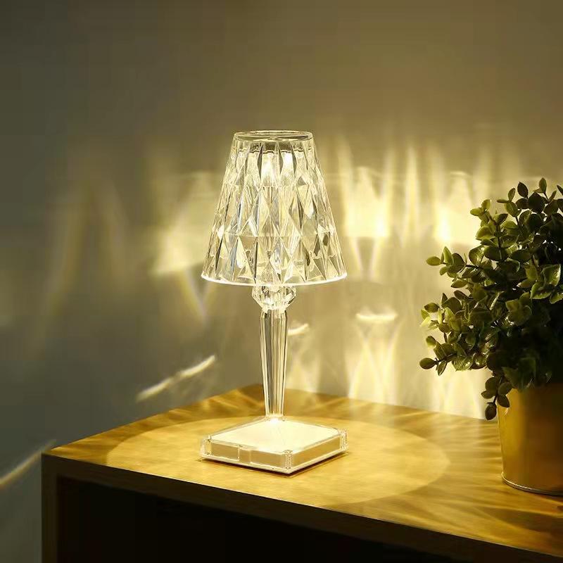 Acryl-Tischlampe modern