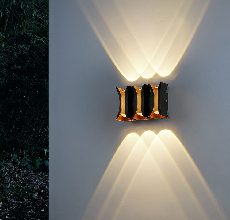 Nueva lámpara de pared LED impermeable para exteriores, balcón interior, porche de aluminio, candelabro de jardín, lámpara de pared para Villa, luminaria