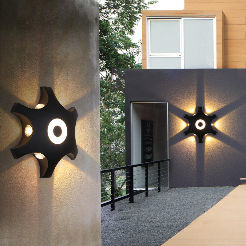 LED Wandleuchte Outdoor Indoor Wasserdicht IP65 Wandleuchte Schlafzimmer Dekoration Beleuchtung