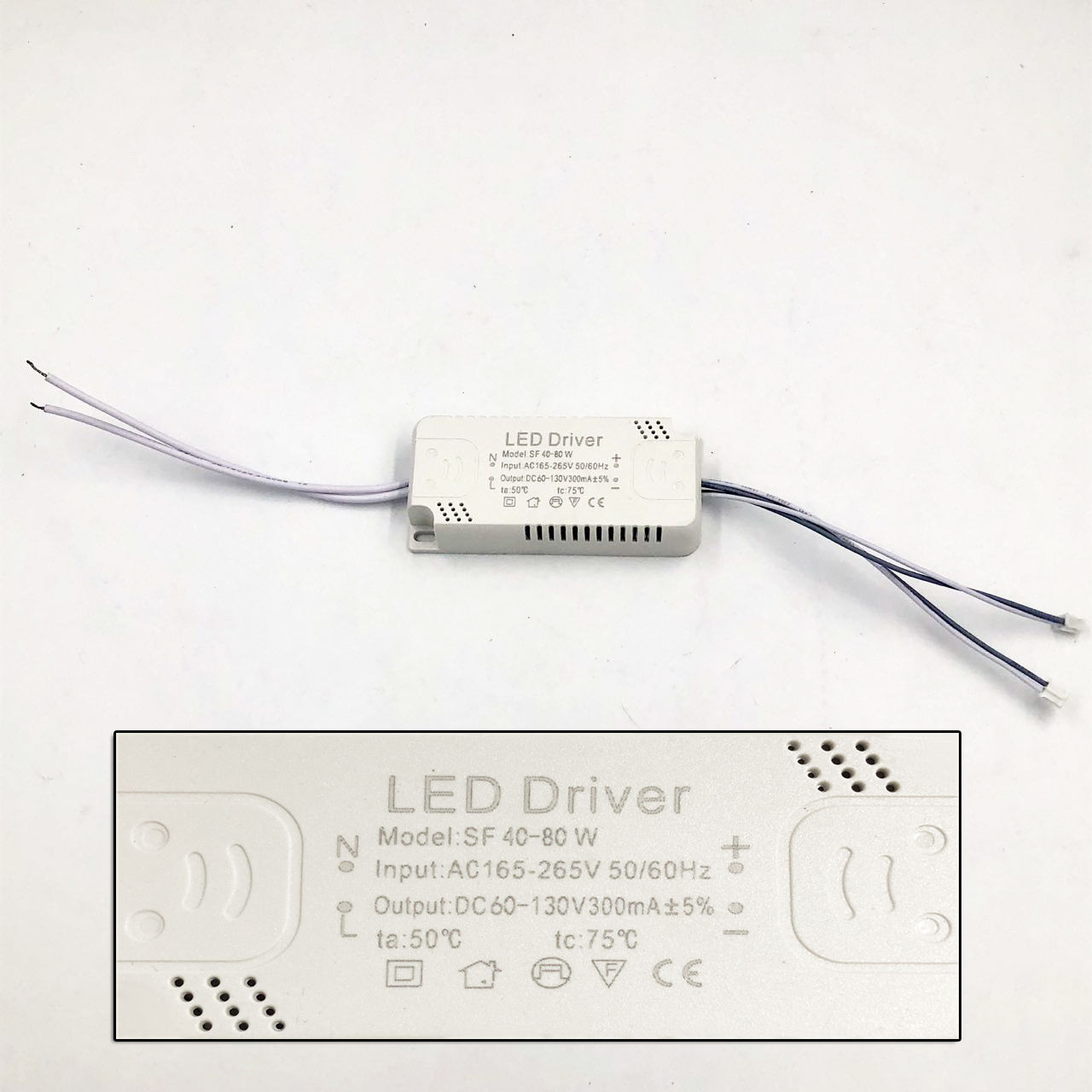 8-120W LED-Treibereingang AC175-265V Nicht isolierender Beleuchtungstransformator Leuchtenantrieb Netzteiladapter für LED-Lampe