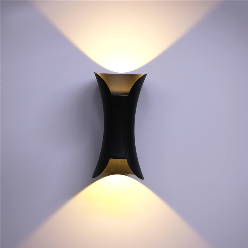 iluminación de pared exterior moderna led