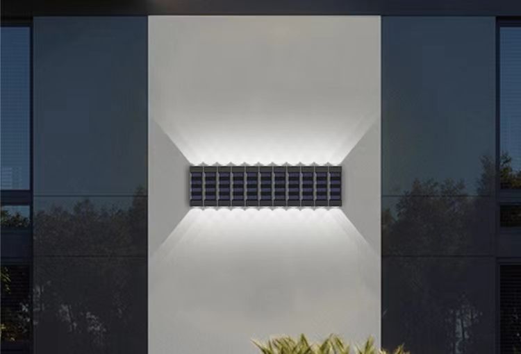 Solar-Wandleuchte für den Außenbereich