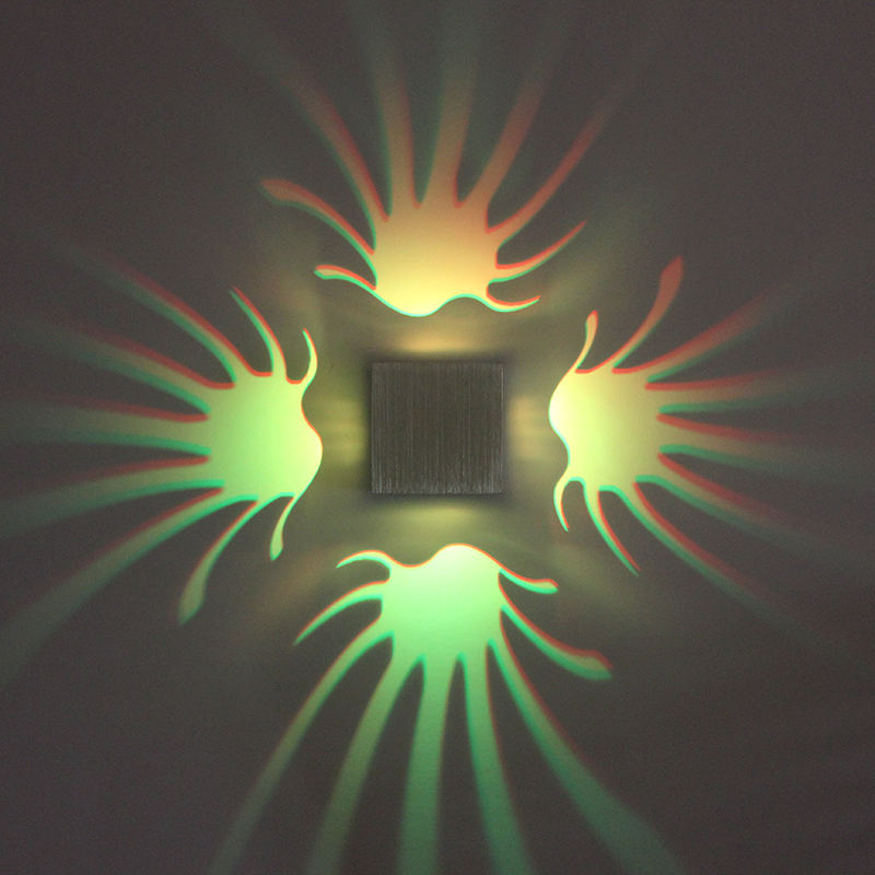 luz de decoración de pared led