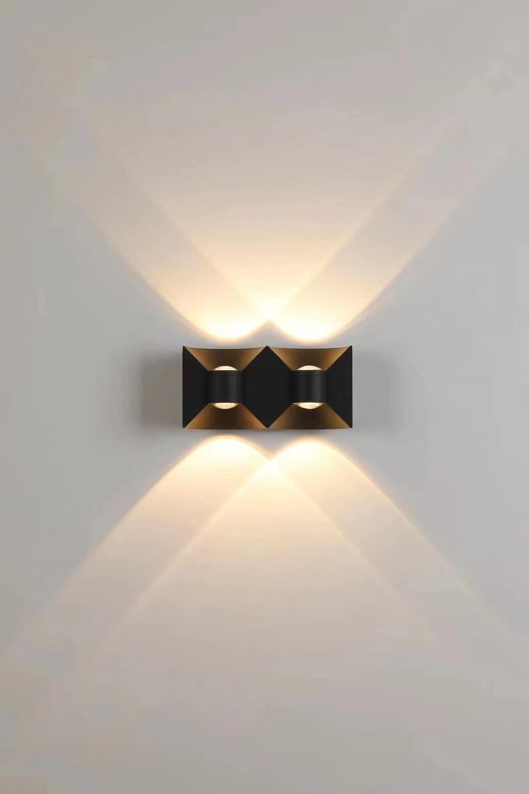 IP65 LED Wandleuchte Aluminium RGB Outdoor Wasserdicht Gartenzaun Innen Mode Wandleuchte für Schlafzimmer Nachttisch Wohnzimmer Treppen