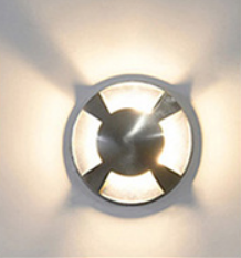 LED-Lichtdurchlässige vergrabene Lampe, 1 W, für den Außenbereich, regensicher, eingebettete Gartenhof-Stufen-Seitenbeleuchtung, Erdgeschoss-Stehlampe