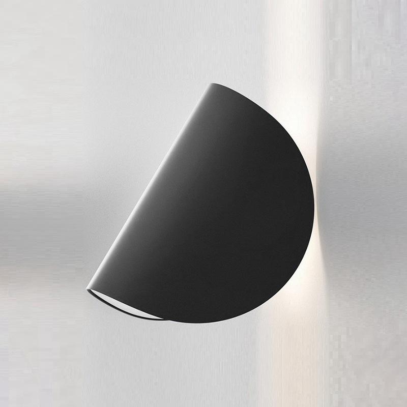 Italienische moderne minimalistische Wandleuchte, Wohnzimmer, kreative rotierende Kunst, Hotel-Wandleuchte, nordische Schlafzimmer-Nachttisch-Wandleuchte