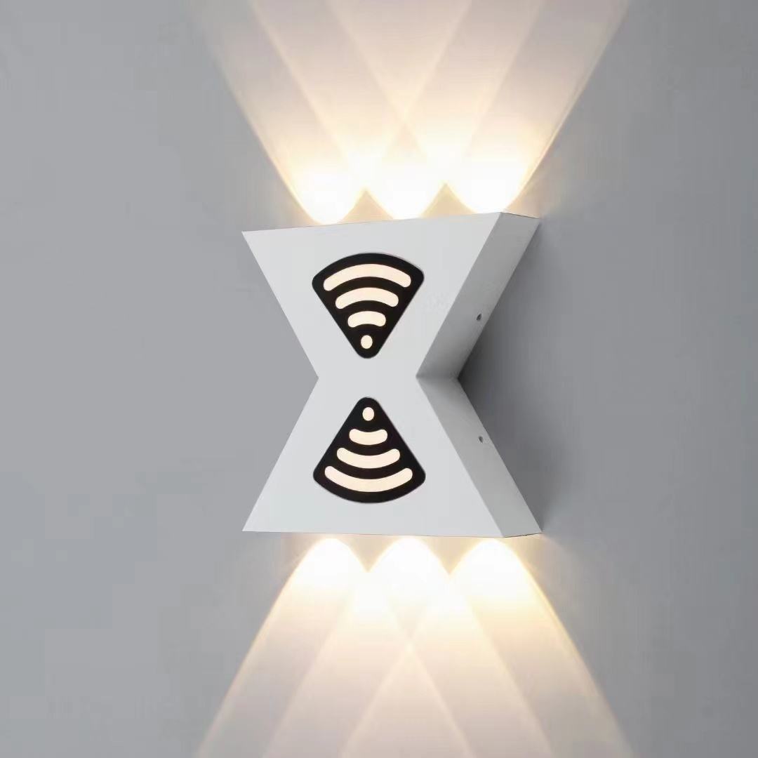 Wasserdicht Oben Und Unten Wand Licht Schlafzimmer Nacht Led Hintergrund Wand Lampe Dreh Gang Leuchte Wand Beleuchtung Innen