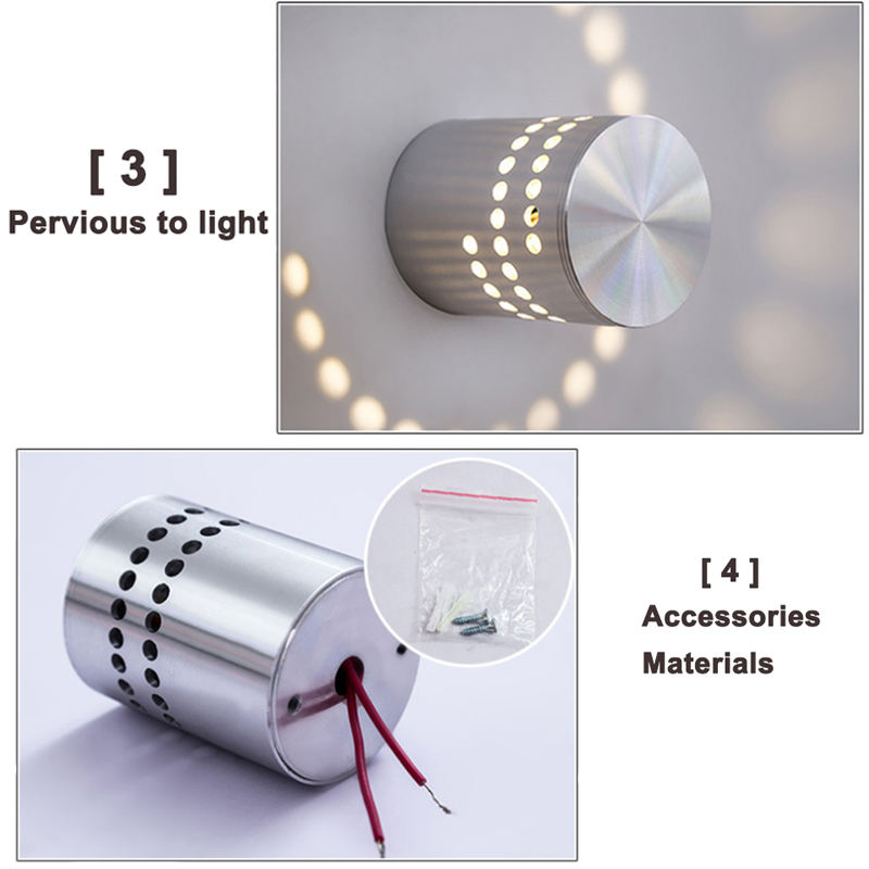 paquete de iluminación de pared led