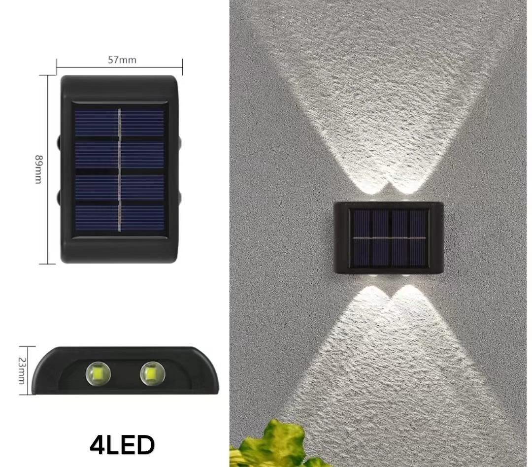 Solar-Wandleuchte für den Außenbereich