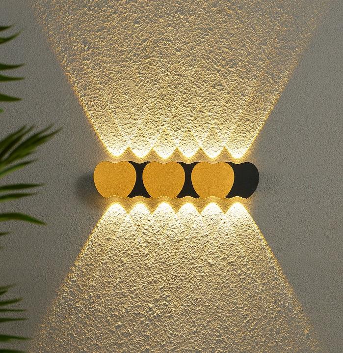 Neue Korridor Treppen Beleuchtung LED Wand Lampe Im Freien Wasserdichte IP65 Oben Und Unten Wandleuchte Acryl Licht Garten Lichter 220 V