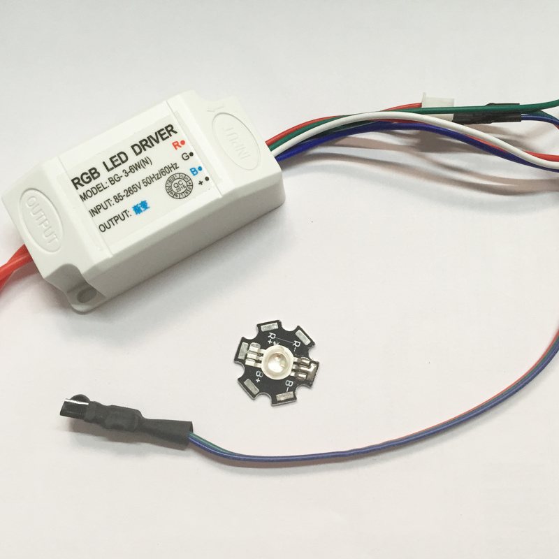 Driver RGB + chip LED