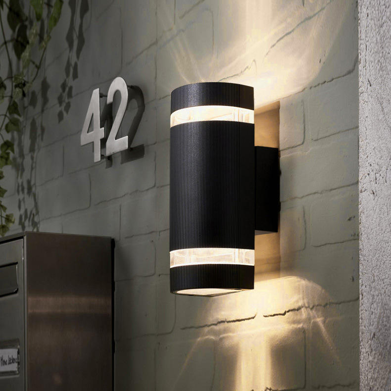 Lámparas de pared LED a prueba de agua para exteriores Iluminación exterior de aluminio IP65 Patio de jardín DECO Interior Europa Luz interior moderna