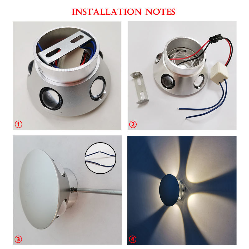 3w 4w 5w Applique murale LED intérieure moderne Up and Down Applique murale décorative3w 4w 5w Applique murale LED intérieure moderne Up And Down Applique murale décorative