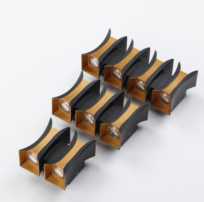 Nueva lámpara de pared LED impermeable para exteriores, balcón interior, porche de aluminio, candelabro de jardín, lámpara de pared para Villa, luminaria