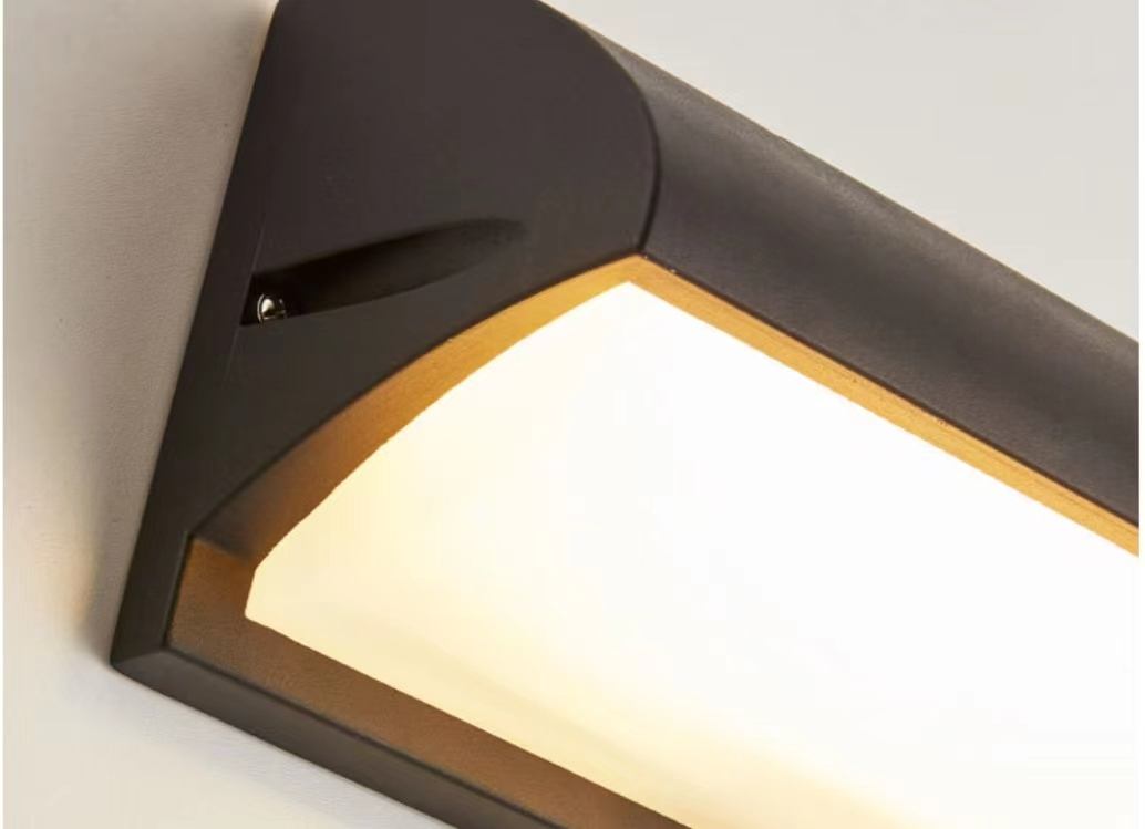 Lámpara de pared Led de aluminio para exteriores IP65, resistente al agua, luz de pared hacia arriba y hacia abajo para el hogar, escalera, dormitorio, cabecera, baño, pasillo, iluminación