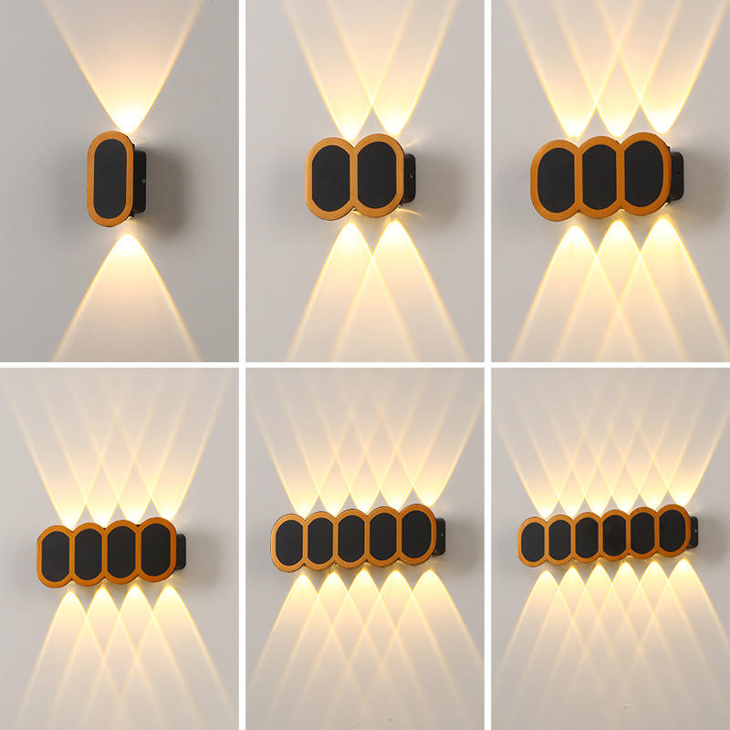 6W 12W LED Wandleuchte Outdoor Wasserdicht IP65 Veranda Garten Wandleuchte Innen Schlafzimmer Nachttisch Dekoration Beleuchtung Lampen Aluminium