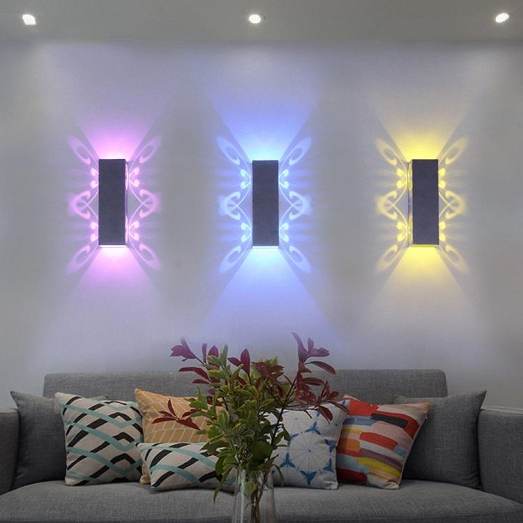 Schmetterlingswandlampe