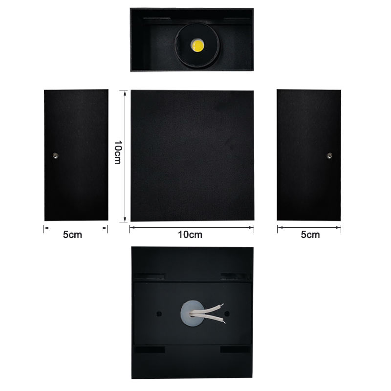 LED-Wandbeleuchtung für den Außenbereich