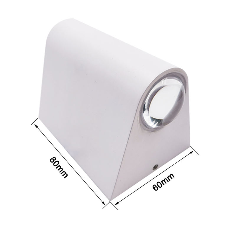 Moderne 2W Wandleuchten Badezimmer Wandleuchte Wasserdichte Aluminium LED Wandleuchte Industrielle Dekoration Beleuchtungskörper