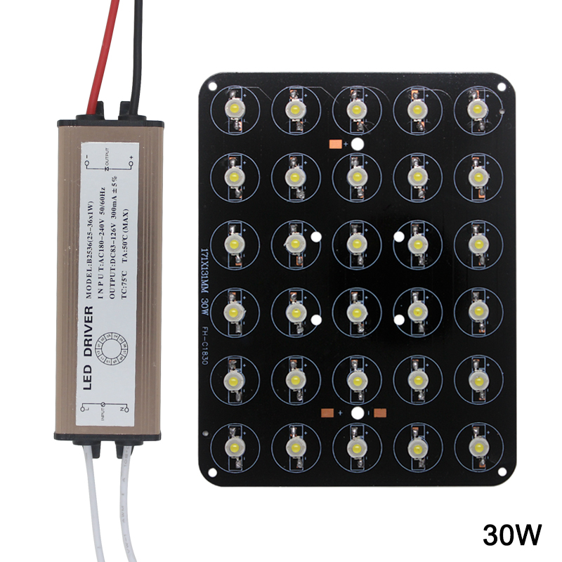 LED-Chip, 12 W, 18 W, 20 W, 24 W, 30 W, 36 W, 48 W, Hochleistungs-Lampendioden, AC85–265 V, wasserdichter LED-Treiber für vergrabene Leuchten