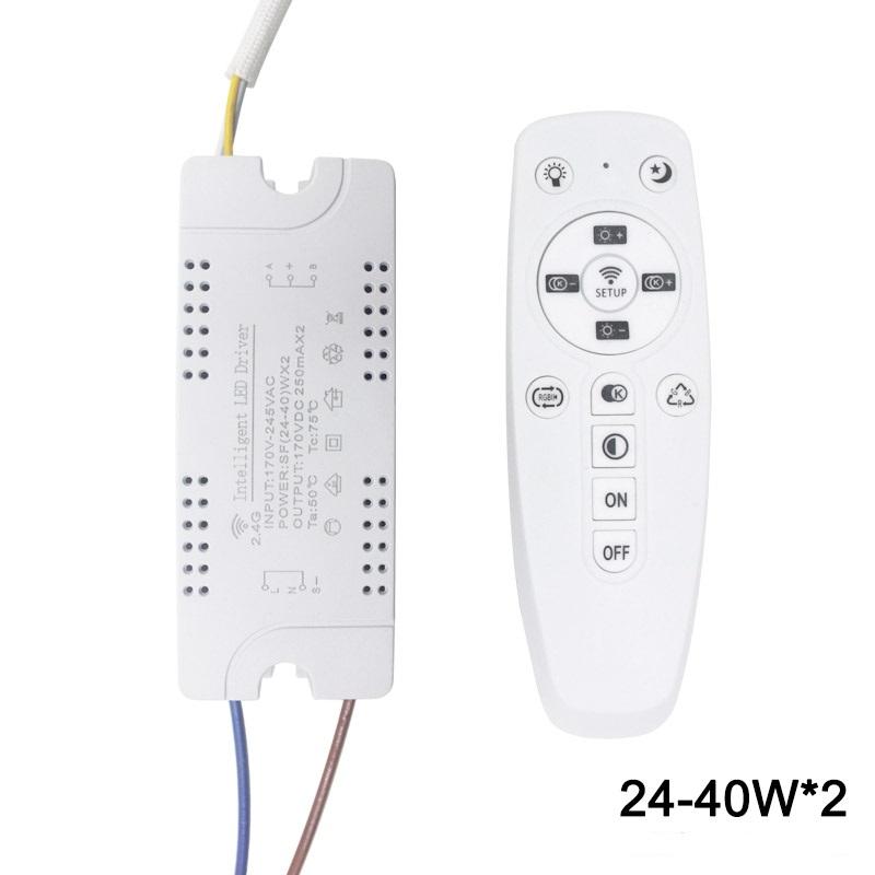 2.4G WIFI sécurité plastique pilote 15-24W connexion Bluetooth éclairage transformateur de puissance AC100-240VLED plafonnier