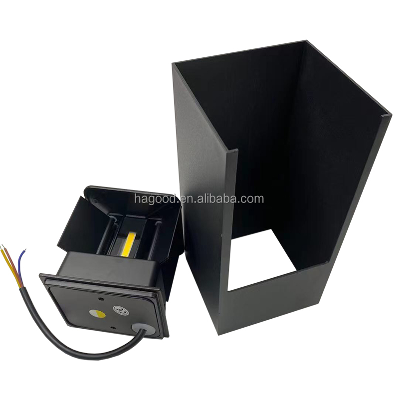Wasserdichte IP65 Moderne LED-Wandleuchte 12W Dimmbare LED-Treppenleuchte Licht für Wohnzimmerkorridor-Hintergrundlicht AC85-265V