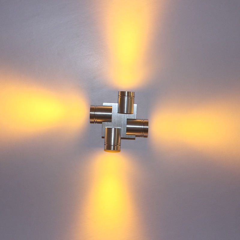 Lámpara de pared LED Montada en la pared 2W 4W Luz de escalera de esquina para decoración de interiores