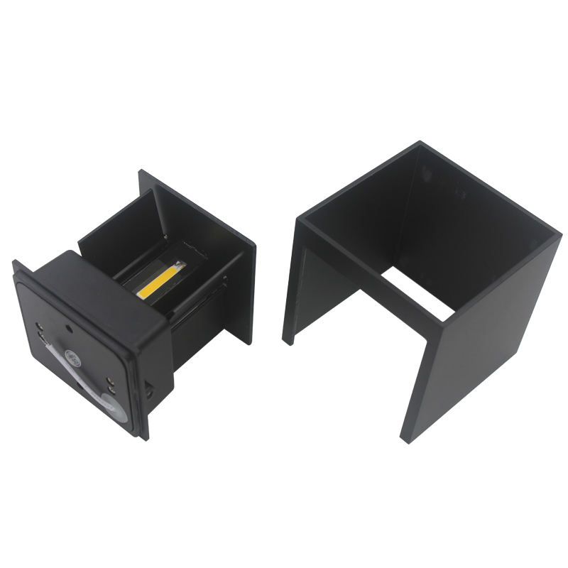 Cube Cob LED Wandleuchte Wohnzimmer Schlafzimmer Aluminium