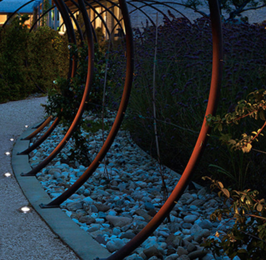 Led vergrabenes Licht 1w3w Edelstahl-Unterwasserlichtanker eingebetteter Parkquadrat-Wandecken-Unterwasser-kleines vergrabenes Licht