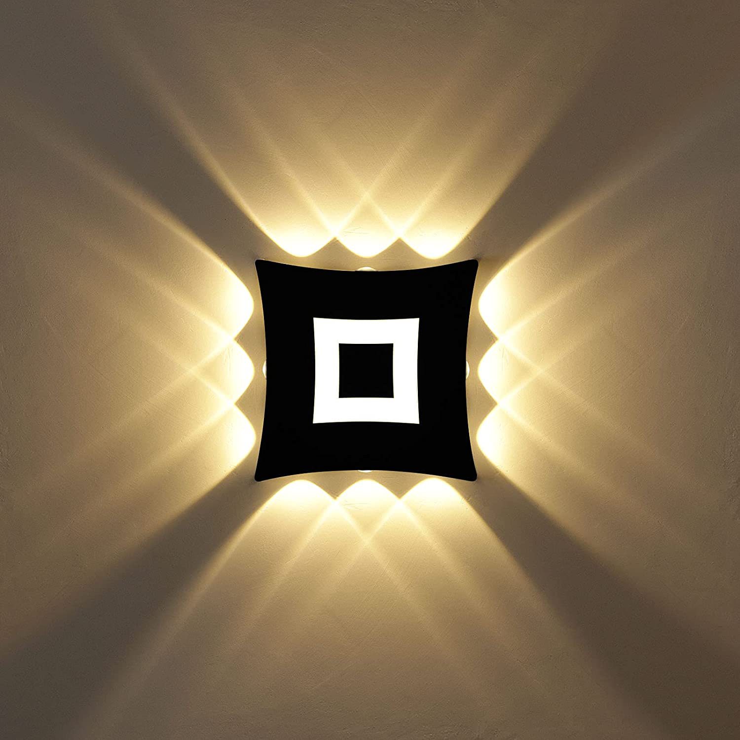 Moderne Wandleuchte Cube Led Wandleuchte Lampe Wasserdicht IP65 Innenwandleuchte 110 V 220 V Für Badezimmer Außenbeleuchtung 4 Watt 6 Watt 8 Watt