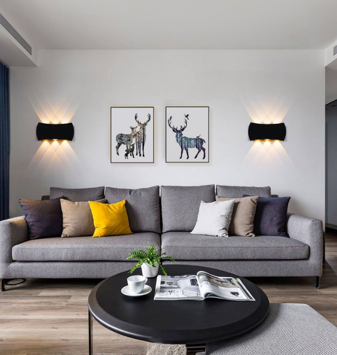 aplique de pared led al aire libre