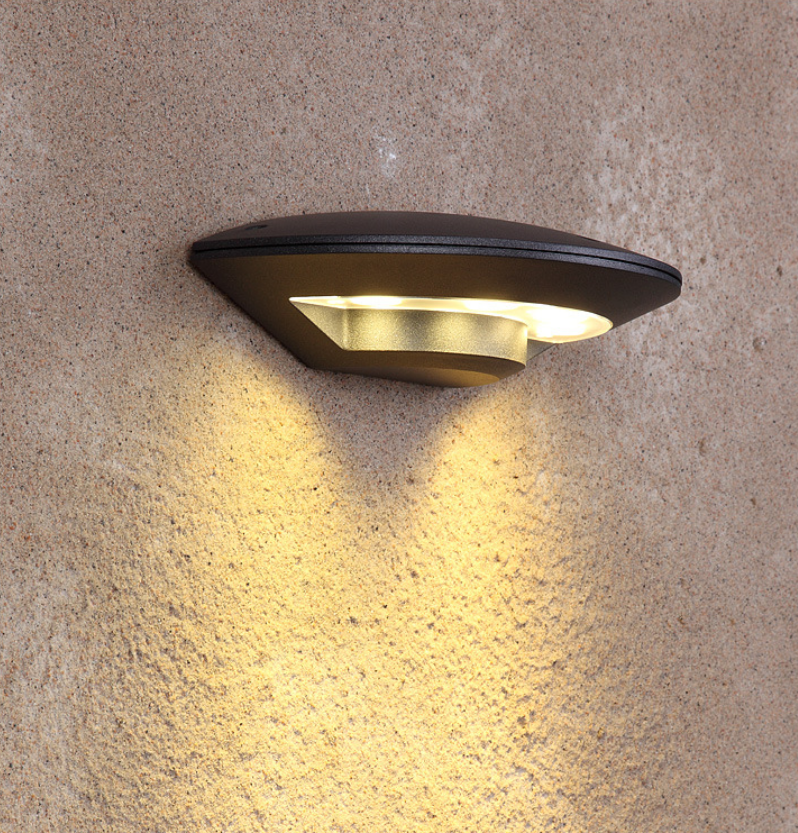 LED-Außenwandleuchte, wasserdichte Hof-Außenwandleuchte, einfache Außenwandleuchte für Balkon und Terrasse, feuchtigkeitsbeständig