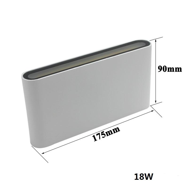 aplique de pared led al aire libre
