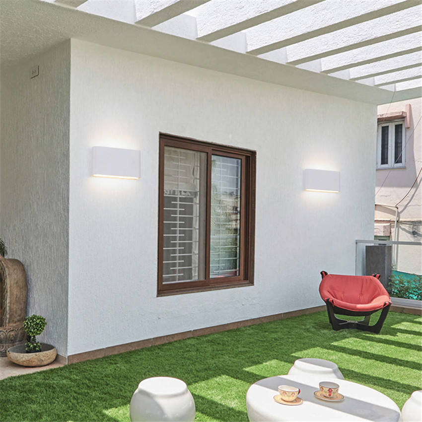 lámpara de pared de jardín