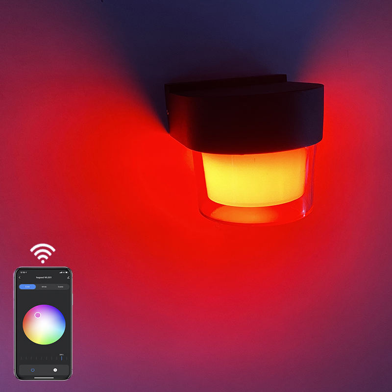 Bauernhaus Licht Schlafzimmer Innen Moderne Wandleuchte Runde Aluminium Wandleuchte für Wohnzimmer Schlafzimmer Tuya Smart Licht für Zuhause